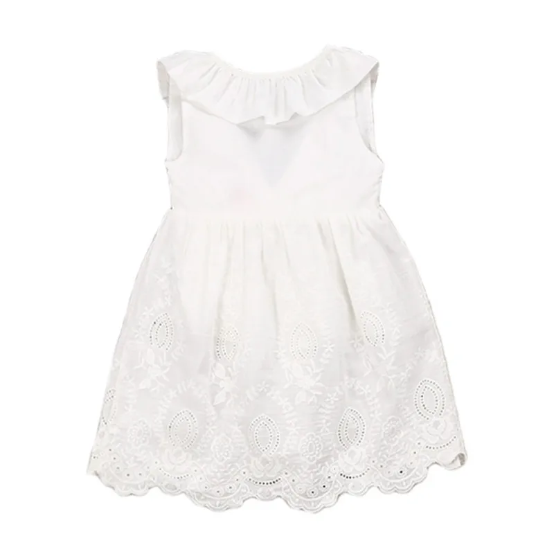 Летние милые Платье принцессы для маленькой девочки для вечеринки и свадьбы Нарядные платья От 2 до 8 лет