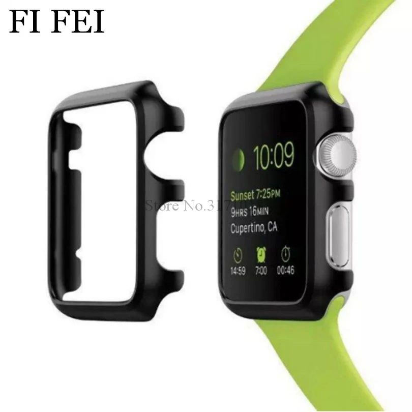 

FI FEI Watch PC Frame Case Cover For Apple Watch Series 1 2 3 Luxury Cover Shell Perfect Match For Apple Watch 38mm 42mm Bumper