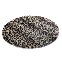 Современный Viking коллекция области pantherine коврик с узором ворс с подложкой шикарная текстурированная круглая отталкивающая Антистатическая водоотталкивающая