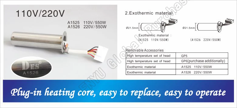 CXG DES 560B/DES 560C портативный термометр с цифровым дисплеем для горячего воздуха Регулируемый пистолет IC демонтаж и сварочная платформа