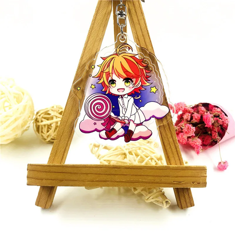 Аниме обещанный Neverland Yakusoku no брелок двусторонний для косплея акриловый кулон