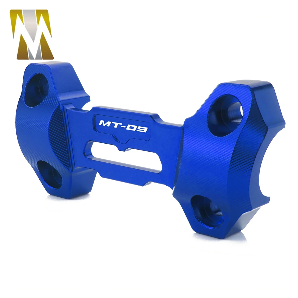 For Yamaha MT09 Handlebar Fat Handle Bar Riser Mount Clamp Top Cover (23)