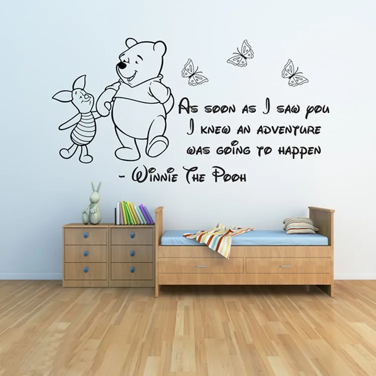 Por Pooh S Boys Bedroom Decor Wall Decals Quotes Winnie The Pooh Wall Stickers 3 Baby S Boys Bedroom Decor