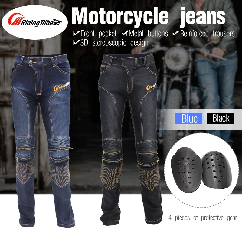 Riding Tribe Motorcycle Riding Jeans Pants Body Protective Motocross Moto Pants Jeans Motorbike Cow Boy Trousers Jean Blue Black Riding Tribe Motorcycle Riding Jeans Pants Body Protective Motocross Moto Pants Jeans Motorbike Cow Boy Trousers Jean Blue Black