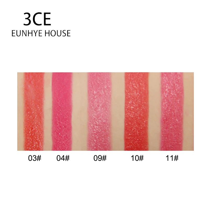 3ce eunhye House брендовая Увлажняющая губная помада для макияжа 5 ярких цветов