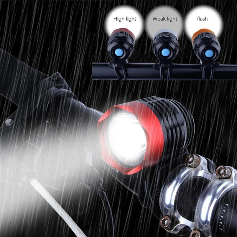 3000 Lumen XML T6 Bicycle Light USB led rechargeable Interface LED Bike Headlamp Headlight 3Mode Bicycle Accessories #4S03 (4)