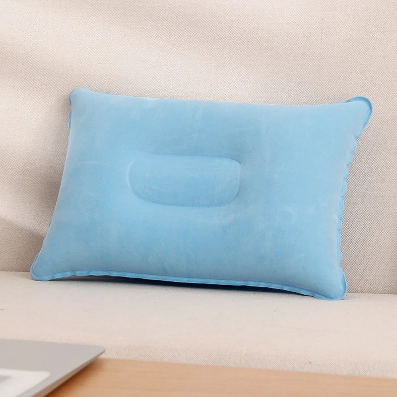 

30x47x12cm 4 Colors Rectangle Shape almohada de viaje for Airplane Inflatable Comfortable Neck Pillow Travel Pillows for travel