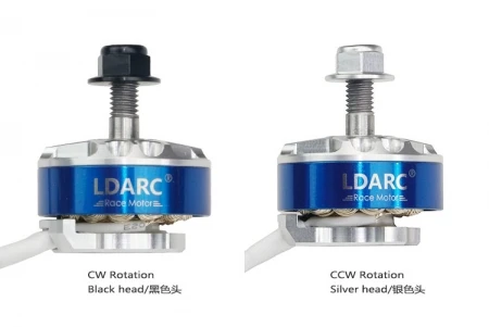 

LDARC XT2306 1700KV 2500KV CW CCW Motor for FPV Racer DroneHelicopter Lightweight Design Silver Plate Line Spare Parts