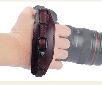 

Genuine Leather Camera wrist Strap For All SLR DSLR