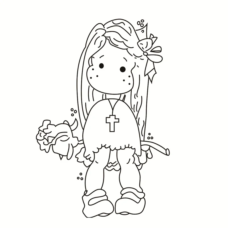 Yulan girl Transparent Clear pattern Stamps for DIY Scrapbooking/Card Making/Kids Christmas Fun Decoration Supplies | Дом и сад