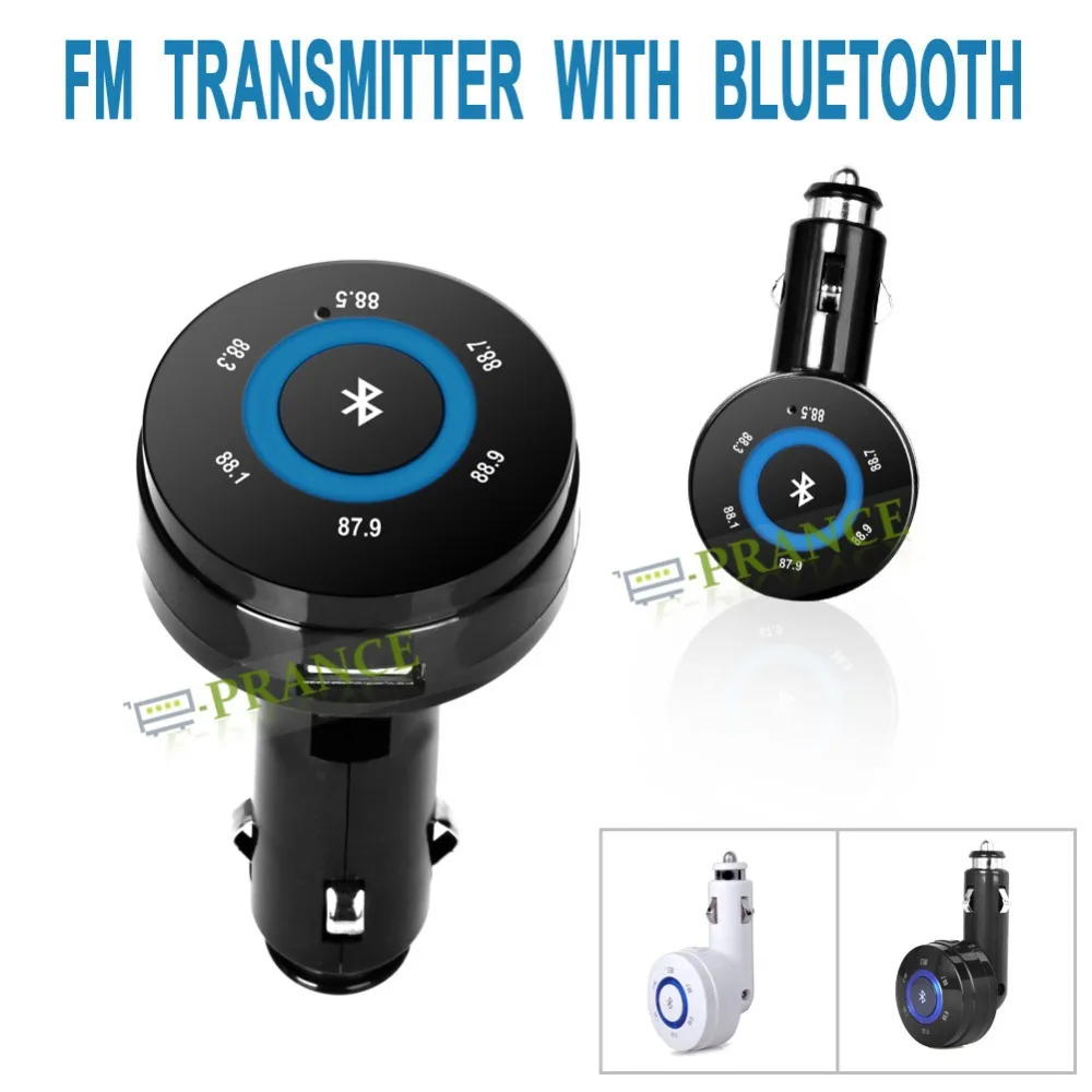 Bluetooth Adapter Wireless Car FM Transmitter Bluetooth Car Kit with USB SD Slot Support MP3