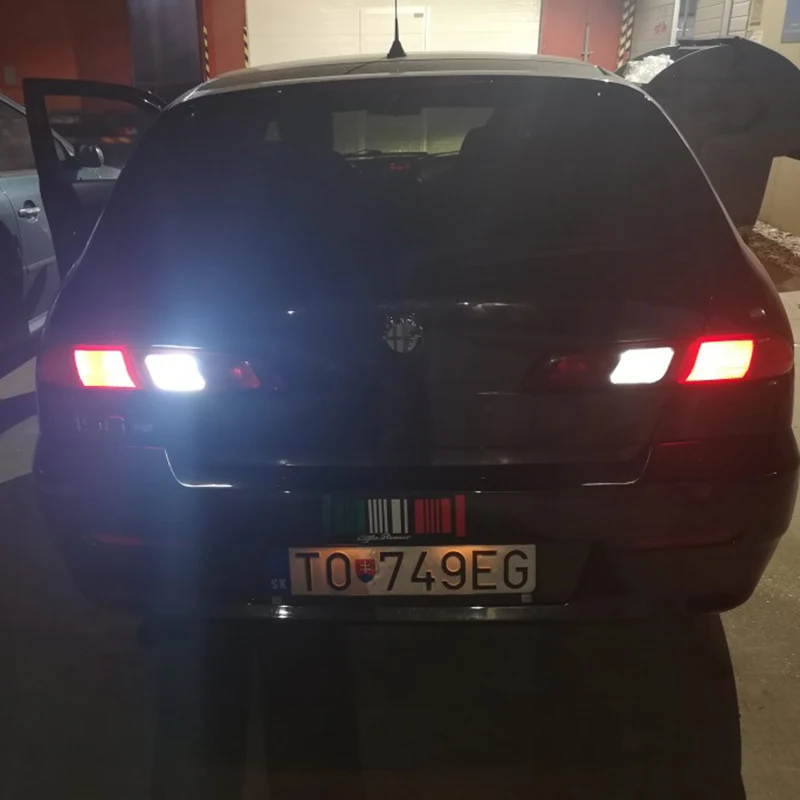 2x T15 W16W 921 сверхъяркая CAN шина безошибочная резервная автомобильная лампа для Alfa