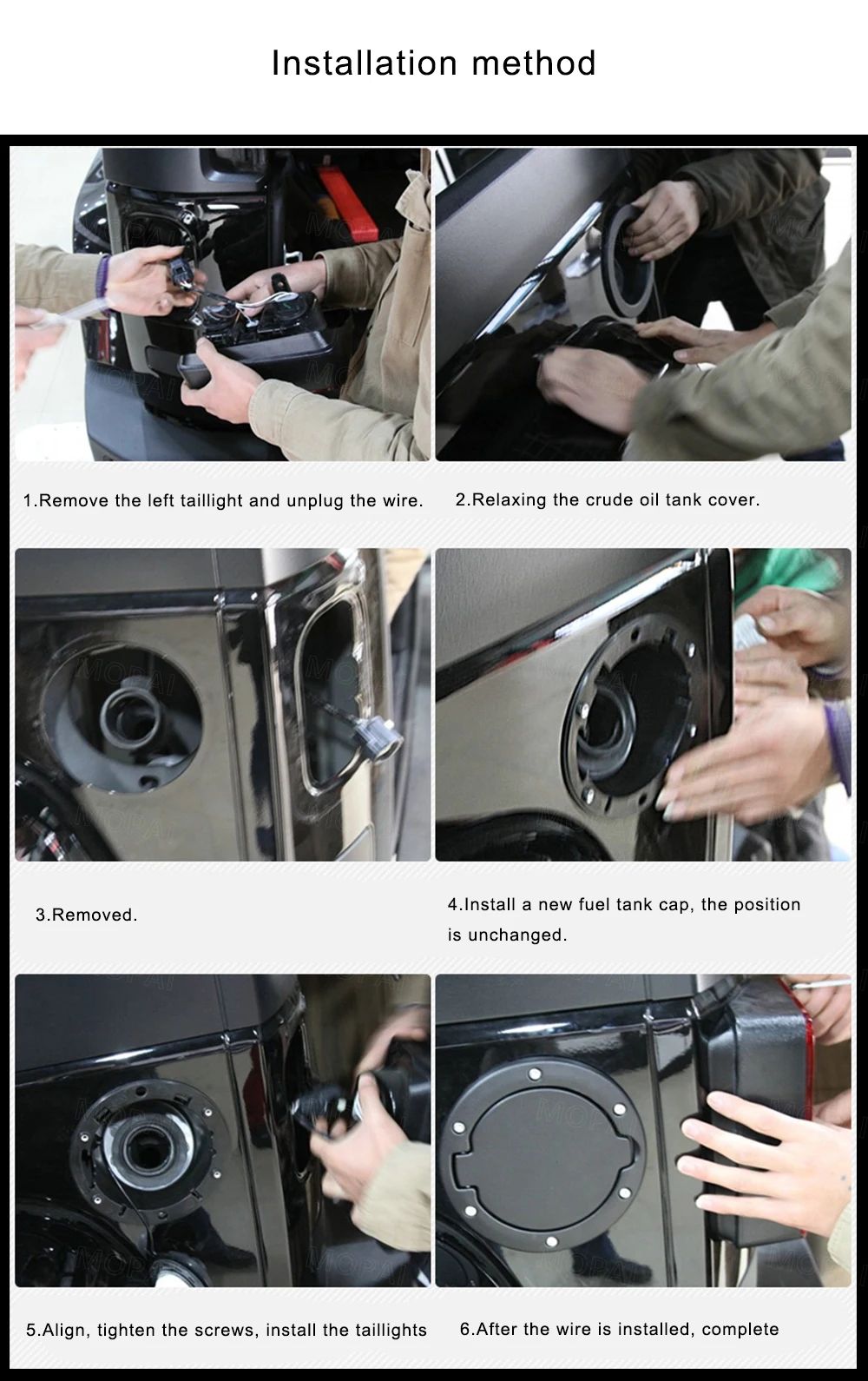 MOPAI, Автомобильный газовый топливный бак, крышка, защита, резиновое уплотнительное кольцо, крышка для Jeep Wrangler JL Up, аксессуары для внешней отделки
