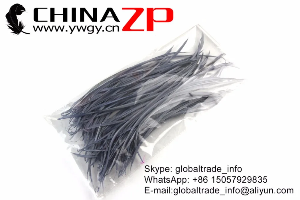 18 Silver Grey Goose Biots Feathers (2)