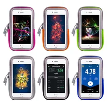 Нарукавный ремень сотовый телефон держатель Чехол с молнией чехол/мобильный упражнения Бег тренировки для Apple iPhone 6 7 8 iPod Touch