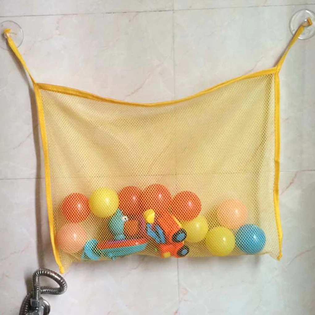 Baby Toy Mesh Bag Bath Bathtub Doll Organizer Suction Bathroom Bath Toy Stuff Net Baby Kids Bath Bathtub Toy Bath Game Bag