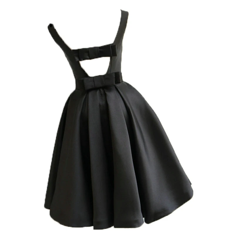 Sexy-Open-Back-Little-Black-Dress-Sleeveless-Satin-With-Bow-Cocktail-Dresses-for-Paty-2018-New (2)