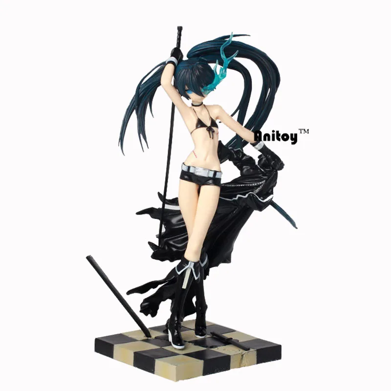 

Anime Black Rock Shooter Hatsune Sexy Girl PVC Action Figure Collectible Model Toy Doll 23CM KT093