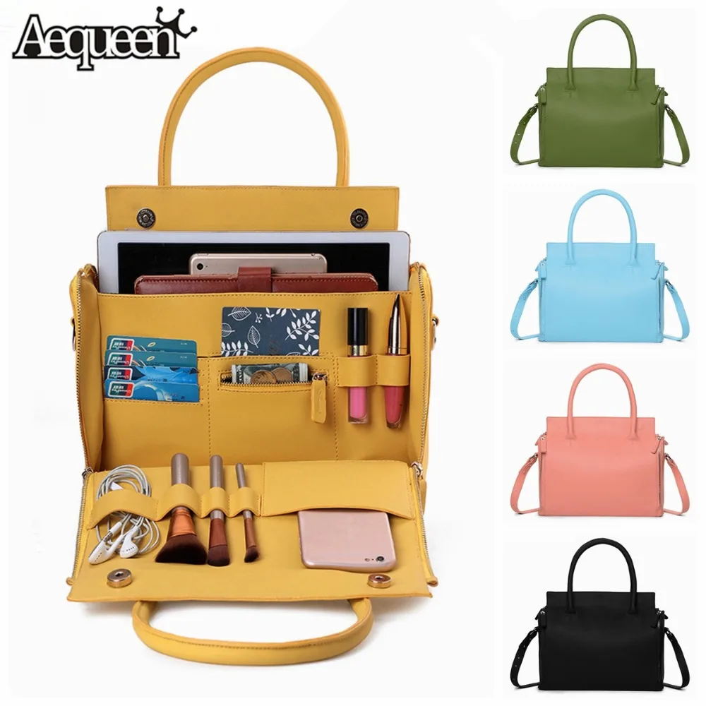 dreame women solid organiser bag multifunction casual shoulder bag