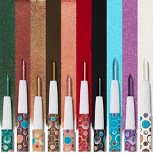 12 шт./компл. голый макияж мерцающий карандаш для век водонепроницаемый стойкий блеск Тени для век ручка 12 цветов натуральный макияж для глаз