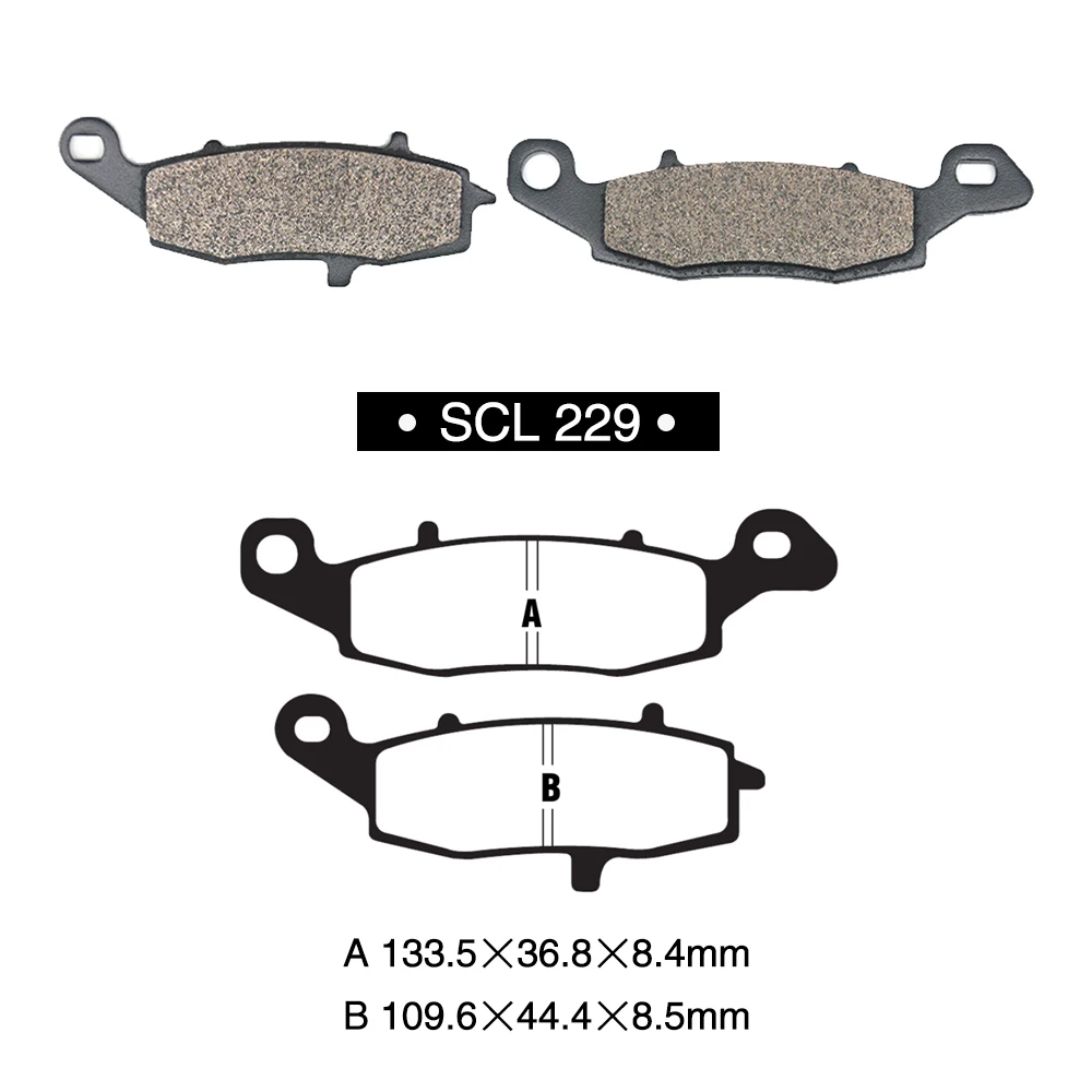 Alconstar набор тормозных колодок для мотоцикла полу металл Kawasaki ER 6N 2007 2008 2009 2010 2011 2012