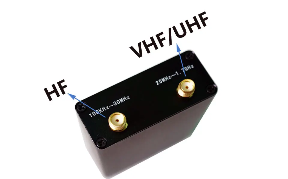 Радиоприемник 100 кГц-1,7 ГГц Полнодиапазонный UV HF RTL-SDR USB тюнер RTLSDR USB ключ с RTL2832u R820t2 RTL SDR приемник