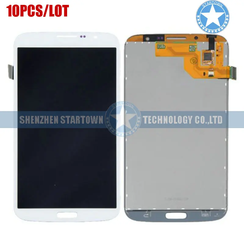 

10pcs/lot White Replacement For Samsung Galaxy Mega 6.3 I527 I9200 I9205 Front Glass Lens Touch Digitizer Screen LCD Assembly