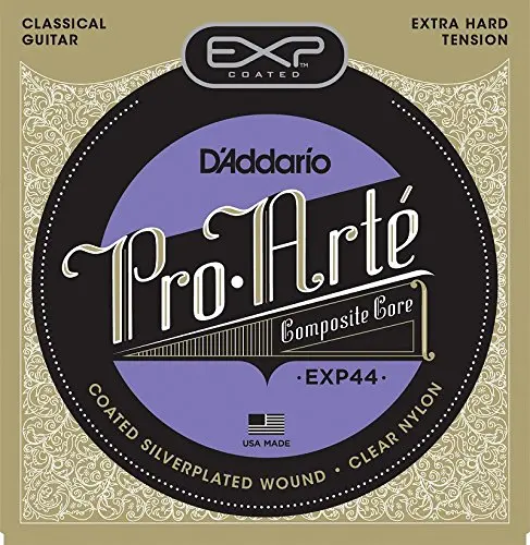 D'Addario EXP44 Классические гитарные струны с покрытием, Экстра жесткое натяжение