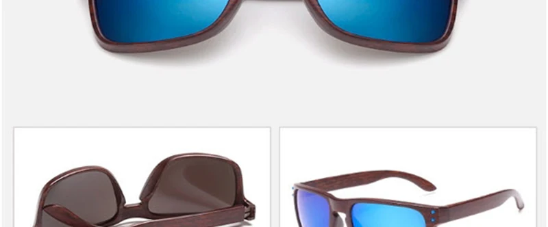 RBROVO, винтажные женские солнцезащитные очки с имитацией древесины, фирменный дизайн, уникальные деревянные очки, отражающие зеркальные очки Oculos De Sol