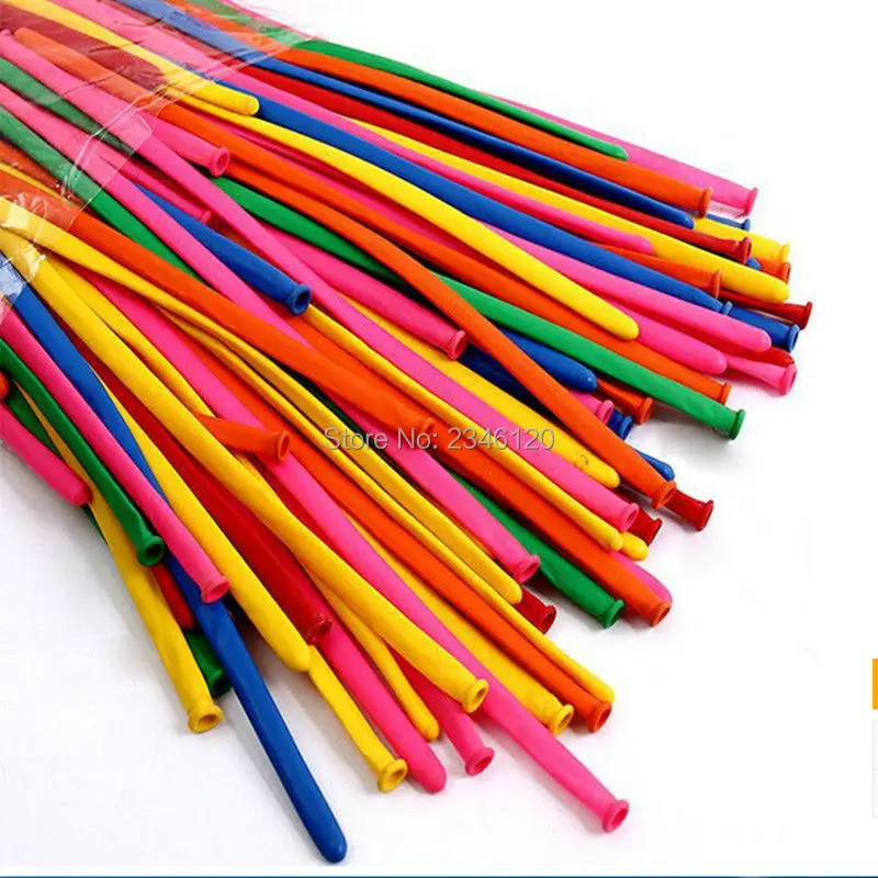 Cheap Latex Mixed Color Long Balloons 200pcs/lot) For Birthday Party Or