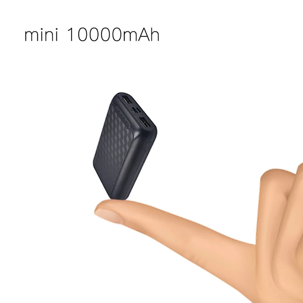 

Power Bank for xiaomi mi iPhone, Mini Pover Bank 10000mAh Powerbank External Battery Type C Poverbank