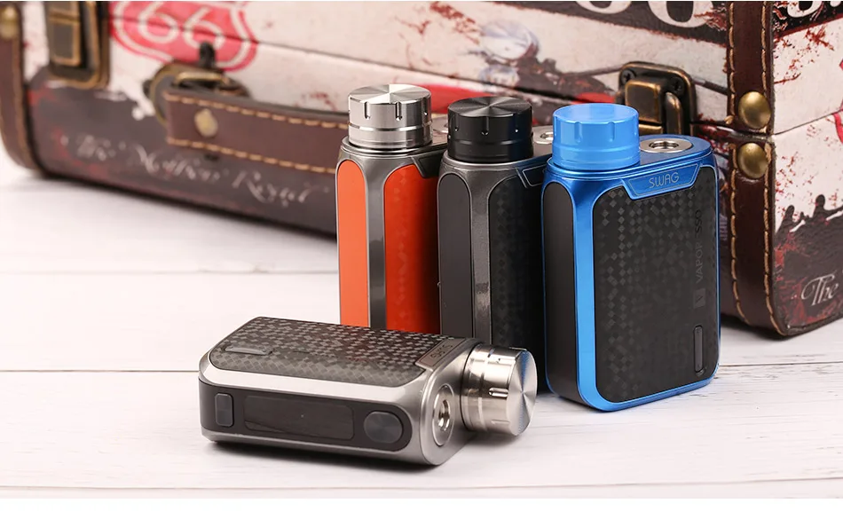 80 Вт Vaporesso Swag TC Box MOD 0,91 дюймовый экран Swag 2 Mod Fit NRG SE танк атомайзер 0-8,5 в диапазон напряжения электронная сигарета коробка мод