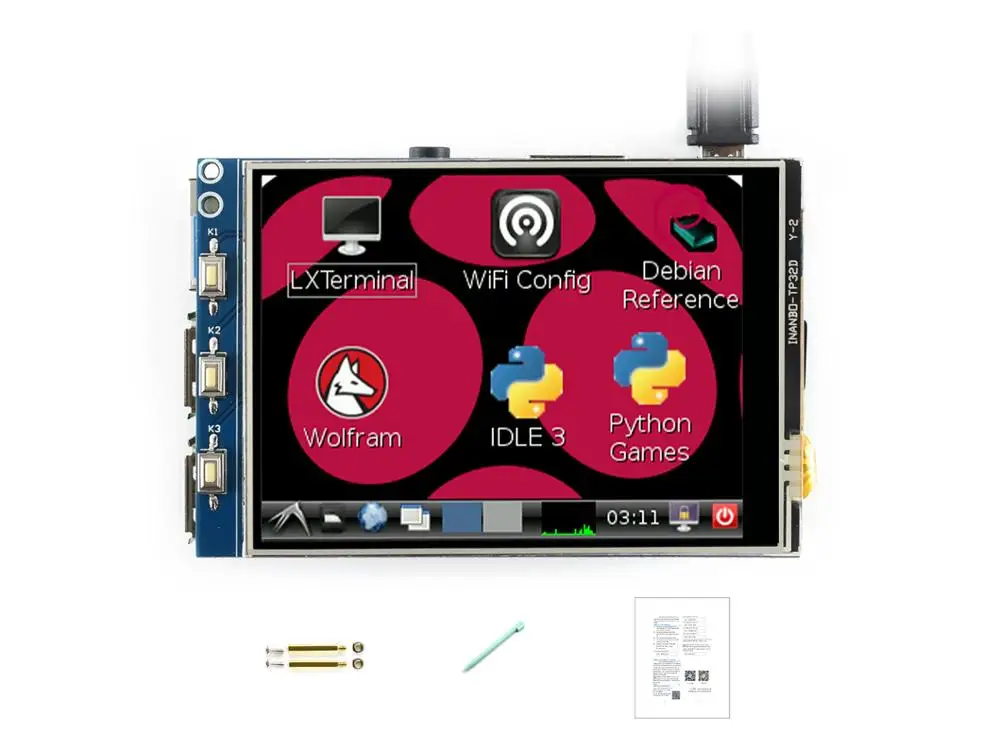 Waveshare 3 2 дюймовый TFT сенсорный экран LCD с контроллером XPT2046 320*240 пикселей для любого