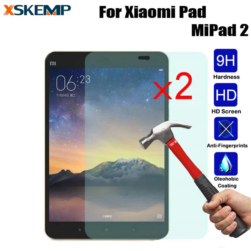 XSKEMP 2 шт./лот твердость 9 H закаленное стекло для Xiao mi pad Pad 7 &quotпрозрачная пленка