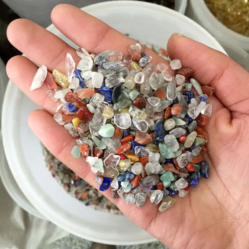 Buy 50g Natural Mixed Mini Crystal Bulk Tumbled Stons Quartz Crystal Healing
