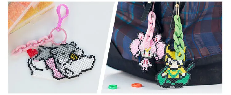 Perler beads набор 5 мм Хама бусины маленькие 12 разные цвета коробка Набор Diy Обучающие Детские игрушки ремесло подарочный набор