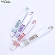  2 in 1 multi-function window slot brush with dustpan screen keyboard drawer wardrobe corner gap Dust removal cleaning 