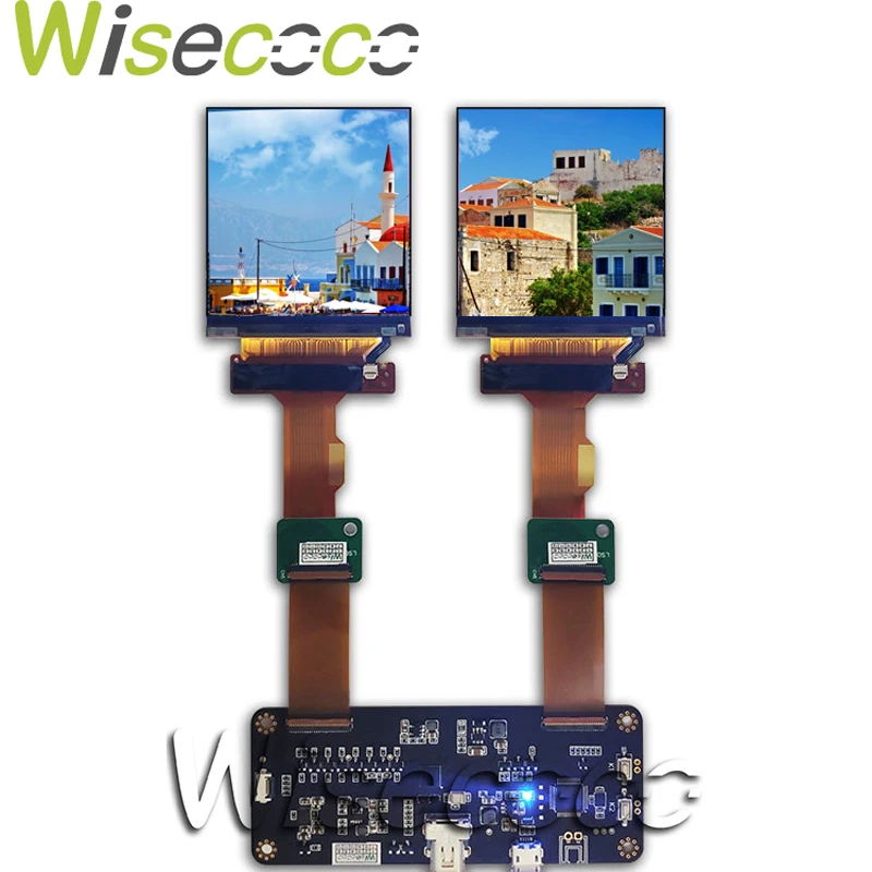 

Wisecoco 2.9 Inch 2880*1440 2K Dual LCD Screen For VR AR Headset Windows Mixed Reality Display 120hz DP to MIPI Driver Board