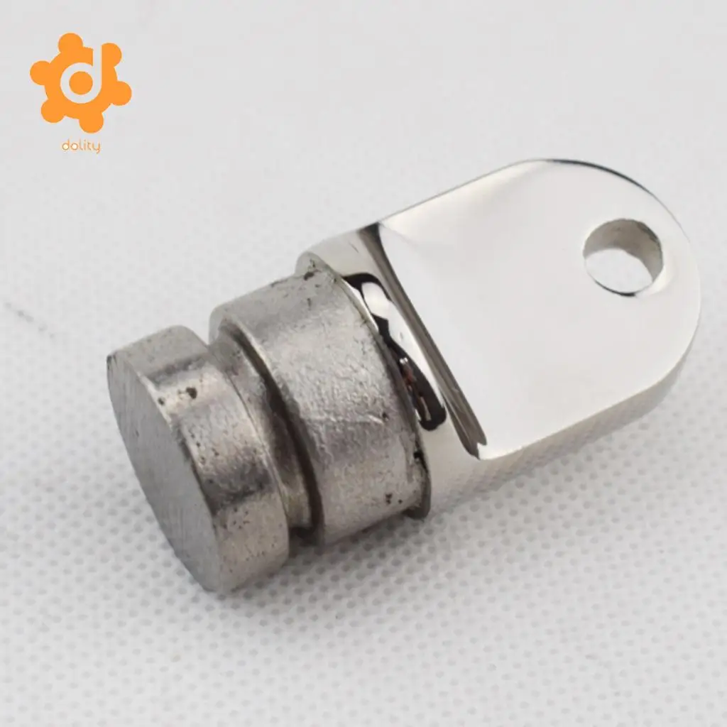 2Pcs 316 Stainless Steel Boat Bimini Top Inside Eye Rounded End 25mm 22mm