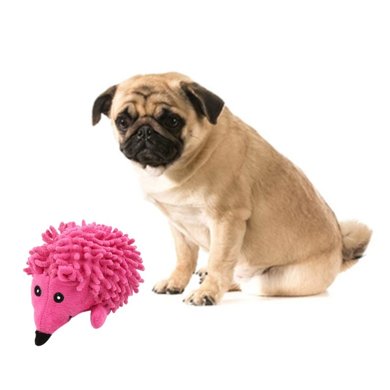 ペット犬モップベルベットハリネズミ形状咬傷サウンド玩具おかしいおもちゃぬいぐるみかわいいフィギュア動物インタラクティブ玩具 犬のおもちゃ Aliexpress