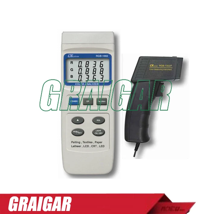 LUTRON color difference meter RGB1002 chromatic meter color analyzer RGB 1002in UV Radiometers