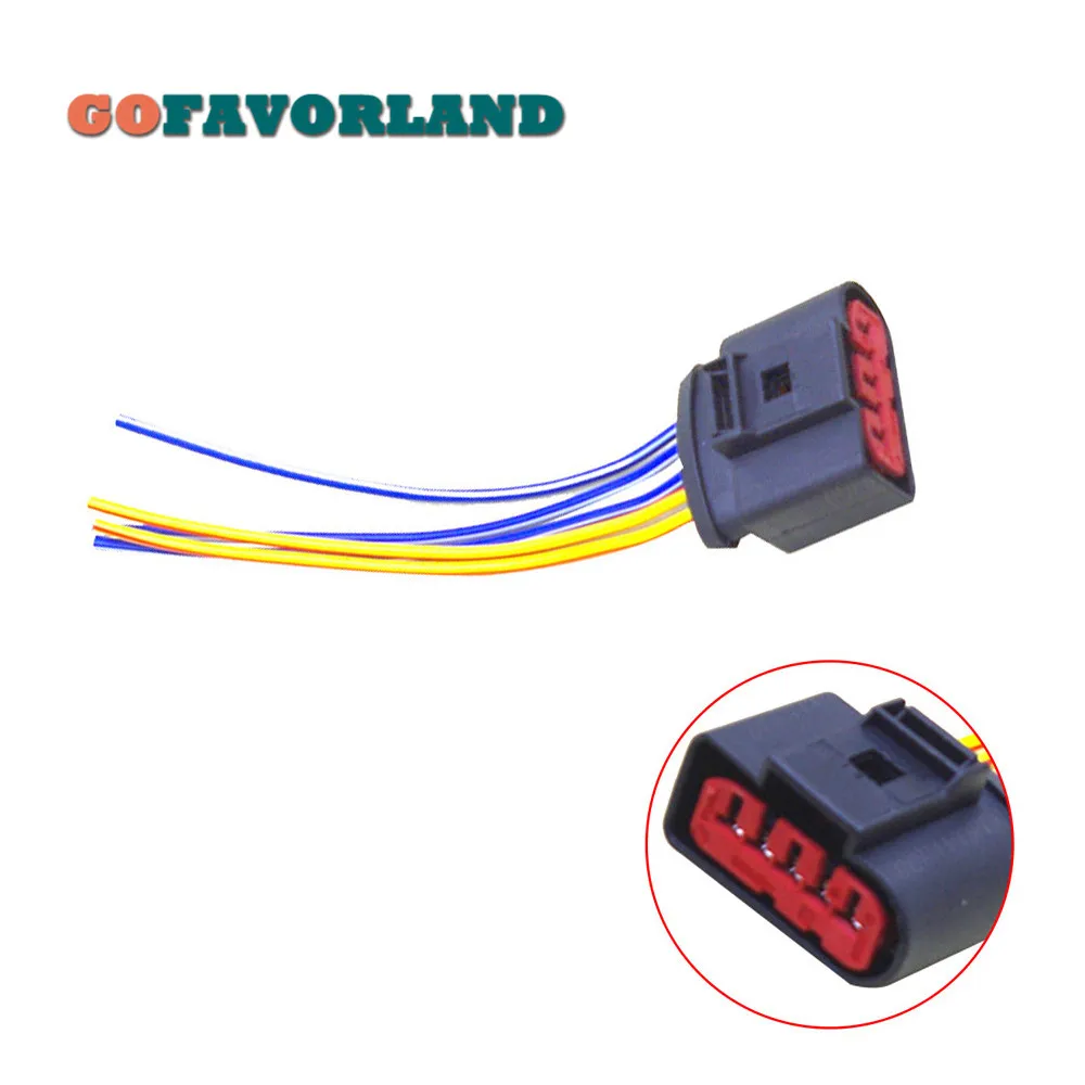 

Mass Air Flow Sensor 5 Pin Connector Adapter Plug w Wiring 1J0973775A For VW Beetle Golf Passat For Audi A4 A6 A8 For Skoda