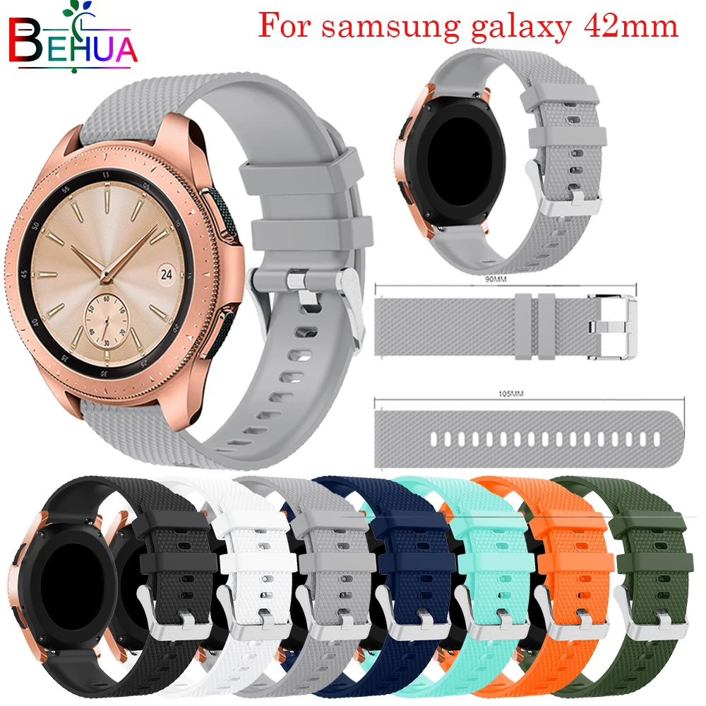 Ремешок для часов Samsung Galaxy 42 мм качественный спортивный силиконовый ремешок garmin
