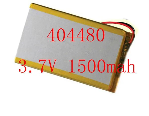 

Size 404480 3.7V 1500mah Lithium polymer Battery with Protection Board For MP4 PSP GPS Tablet PCs PDA Free Shipping