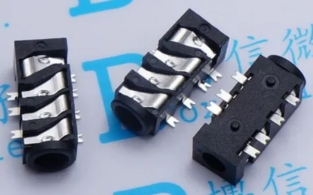 10 шт./лот 3 5 мм Женский аудио разъем 7 Pin SMT SMD Разъем для наушников PJ-393 PJ393 PJ382 |