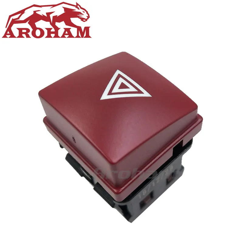 

High Quality Genuien 4 Pin Hazard Warning Flasher Switch Dangerous Light Switch Button 96472122KR For Peugeot 207 207CC