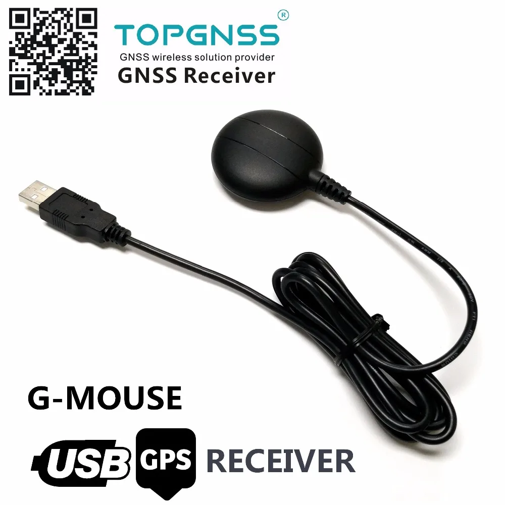 TOPGNSS módulo receptor GPS USB, GN 225U7 de antena, PC para coche, windows xp 7 8 10, tableta FLASH, m, mejor que BU 353S4|Antena y receptor GPS| - AliExpress