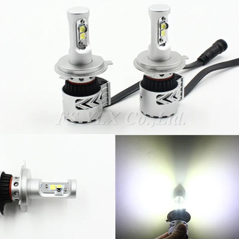 

2016 New Design H4 Led Headlight Cars High Low Beam 12000lm Fog Light Kit 12v  LED Lamp Xenon Car-Styling H4 LED Bulbs For Cars