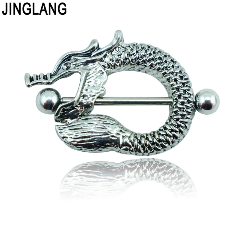 Free Shipping Fashion Nipple Rings Surgical Steel Barbell Vintage