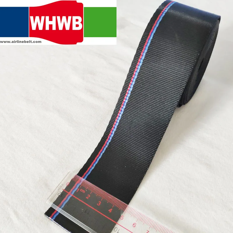 

Mix 4 color blue red black Car seat belt M style strip racing harness ribbon auto safety webbing wholesale drop shipping for BMW